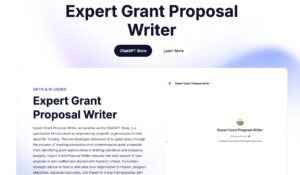 Expert Grant Proposal Writer