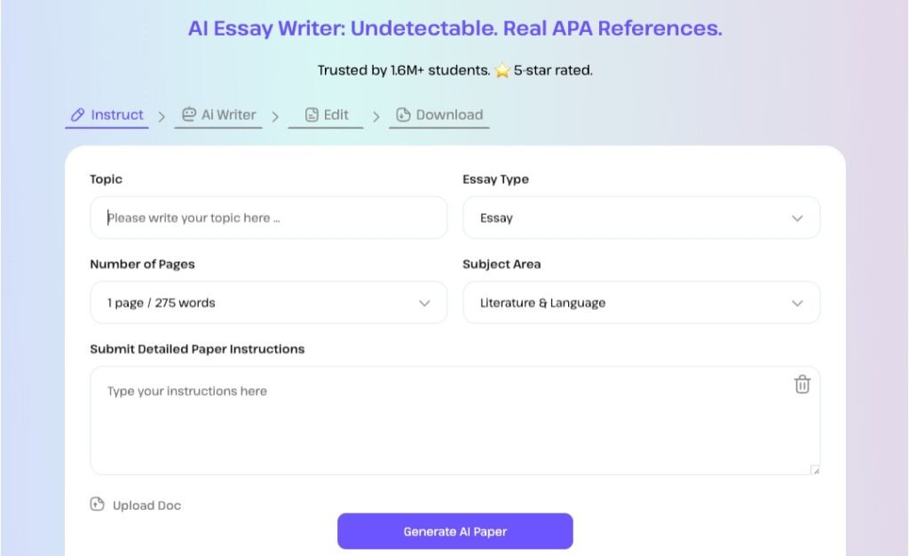 EduWriter AI