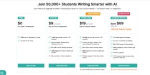 MyEssayWriter AI Pricing
