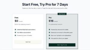 Explainpaper Pricing