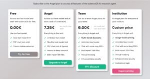 ScienceOS AI Pricing